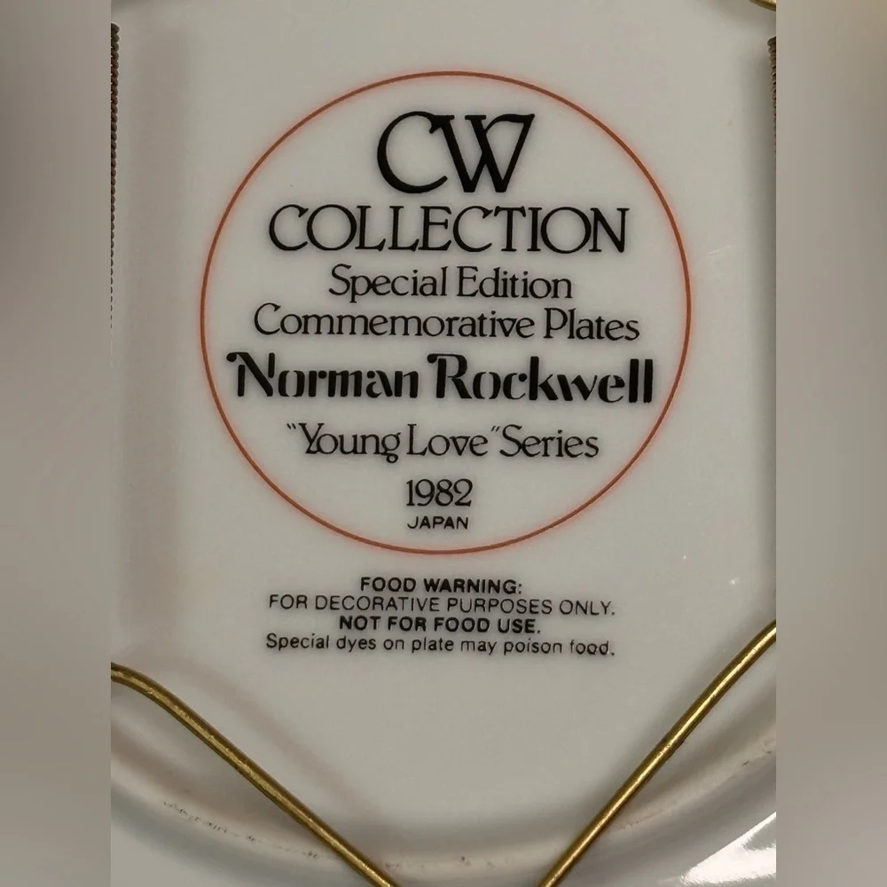 Norman Rockwell CW Collection Special Edition 1982  “Young Love Series”